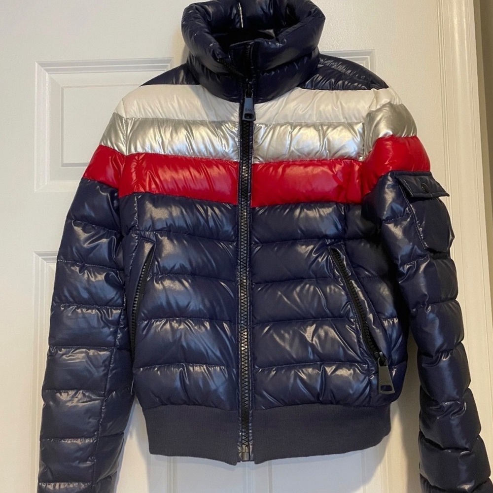 Sam Starburst Striped Down Jacket - image 3